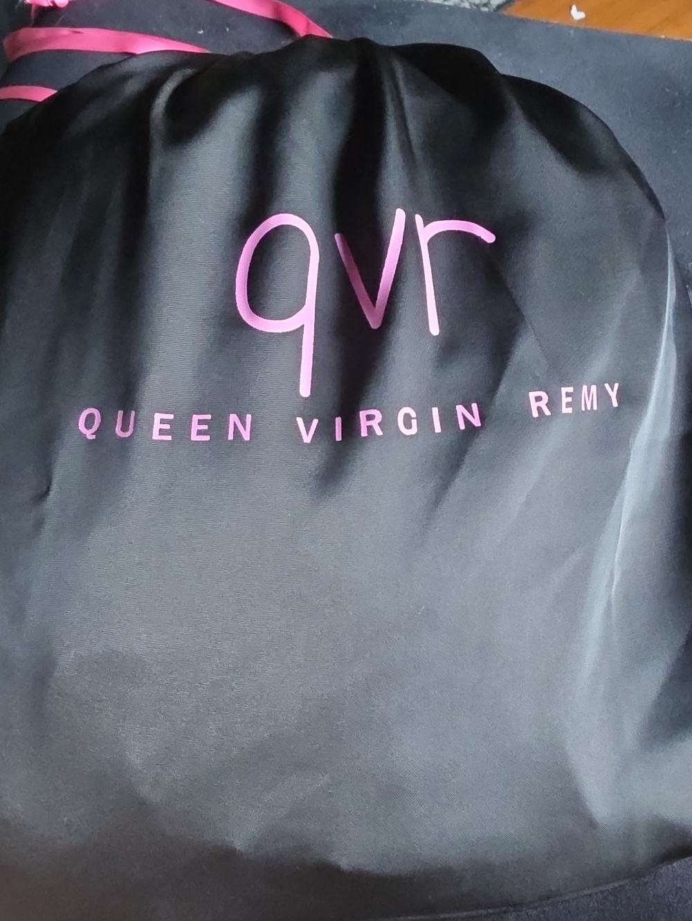 Queen Virgin Remy Drawstring Bag - With 3 Packs Of 16 Inch Human Hair